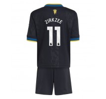 Manchester United Joshua Zirkzee #11 Koszulka Trzecia dzieci 2025-26 Krótki Rękaw (+ krótkie spodenki)